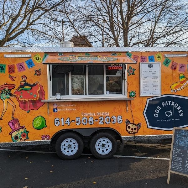 Dos Patrones Food Truck Wrap Columbus Ohio