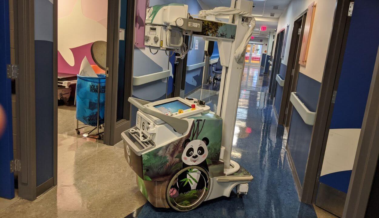 Hospital Medical Equipment Wrap Columbus, Ohio