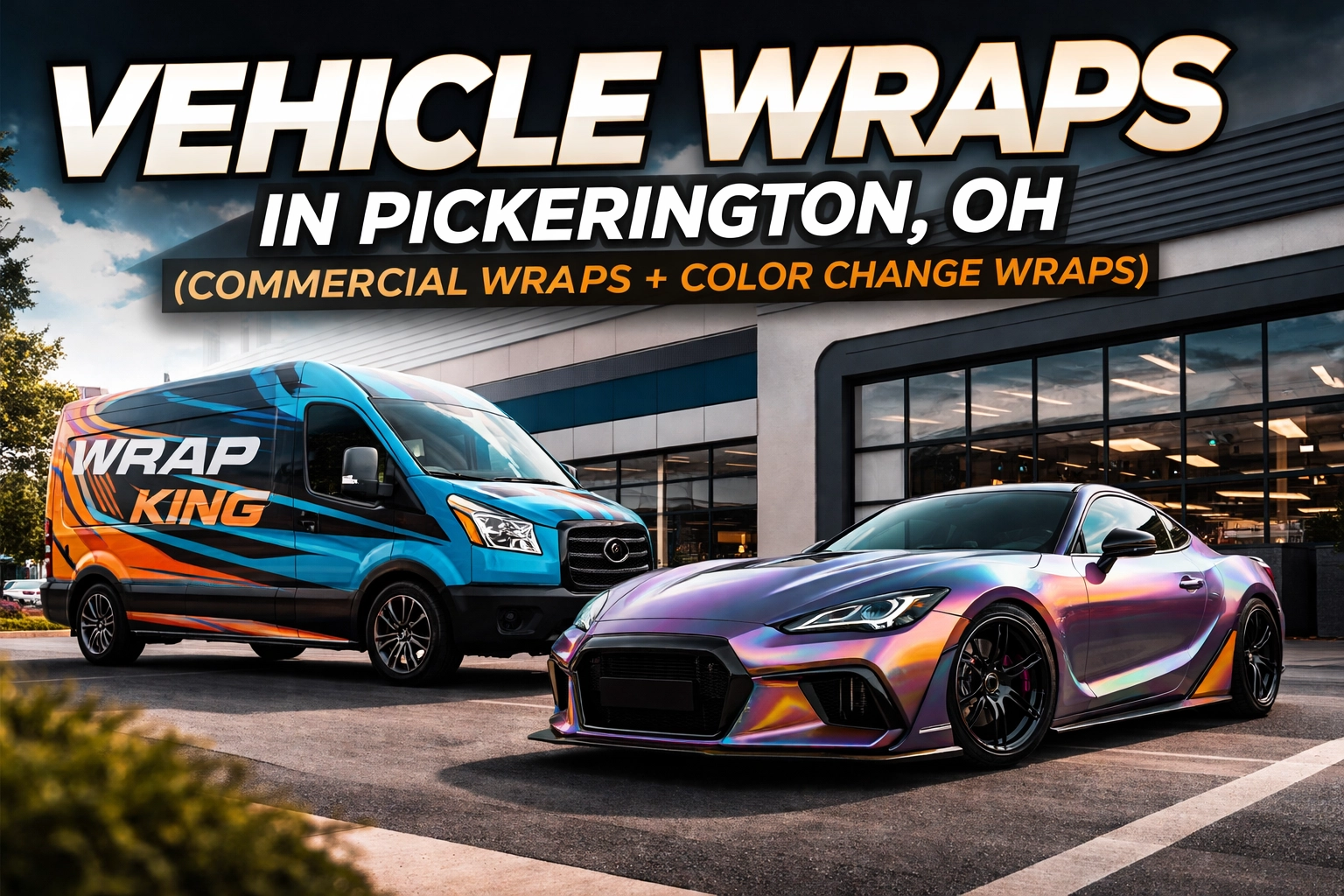Vehicle Wraps in Pickerington, OH (Commercial Wraps + Color Change Wraps)